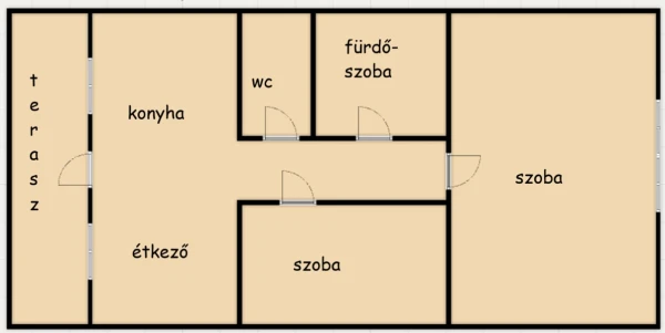 Eladó Lakás Kecskemét 48 m2 