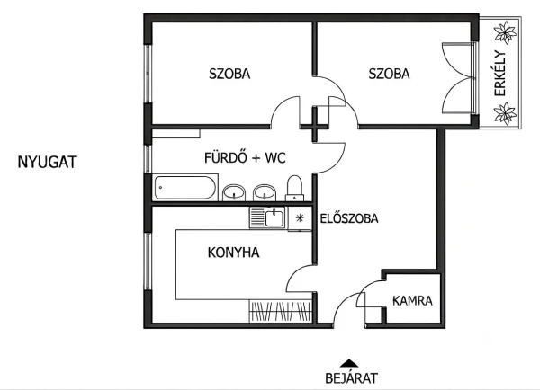 Eladó Lakás Zalaegerszeg 53 m2 