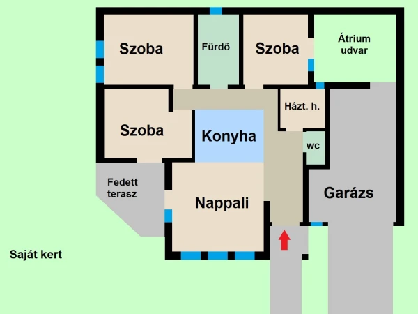 Eladó Lakás Tatabánya 104 m2 