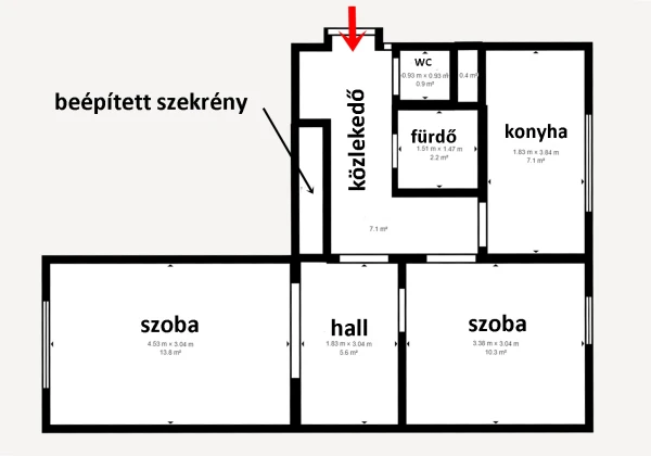 Eladó Lakás Ajka 54 m2 