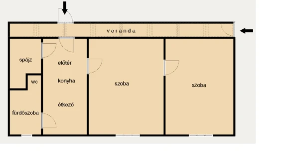 Eladó Ház Dunaföldvár 57 m2 