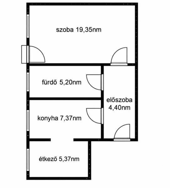 Eladó Lakás Bátonyterenye 40 m2 