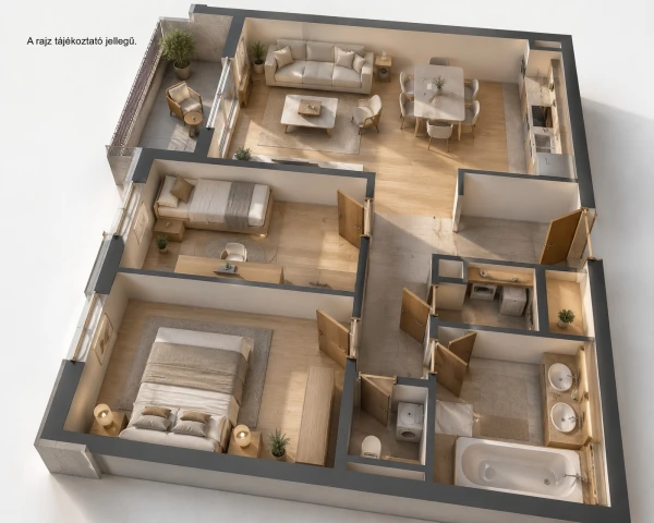 Eladó Lakás Komárom 62 m2 