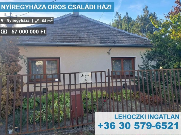 Eladó Ház Nyíregyháza 64 m2 