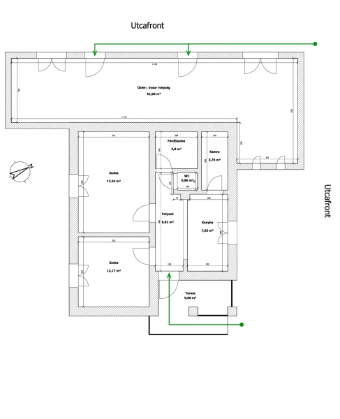 Eladó Ház Sajószentpéter 53 m2 