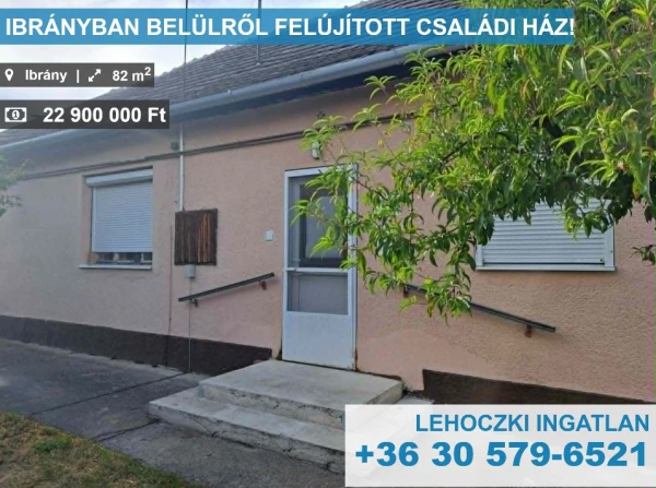 Eladó Ház Ibrány 82 m2 