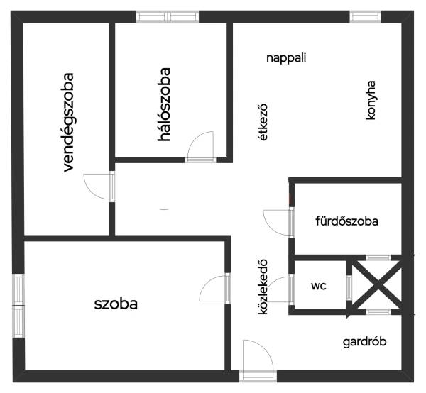 Eladó Lakás Oroszlány 54 m2 