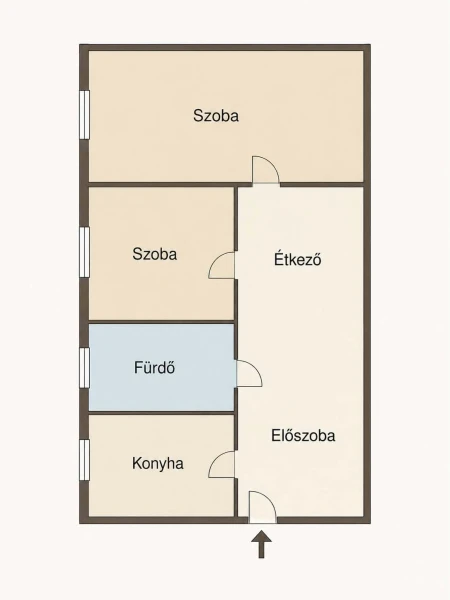 Eladó Lakás Békéscsaba 58 m2 