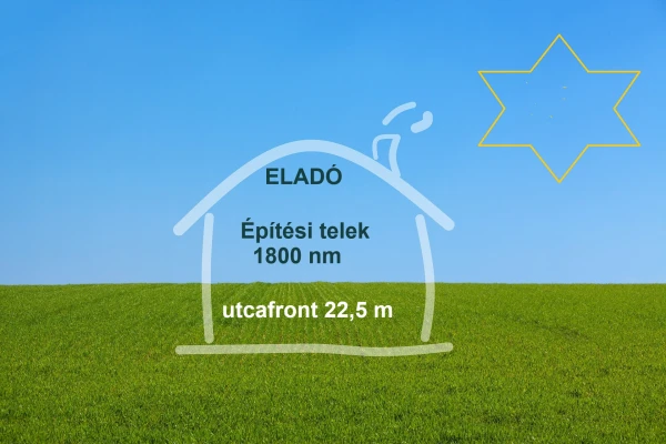 Eladó Telek Koroncó 1800 m2 