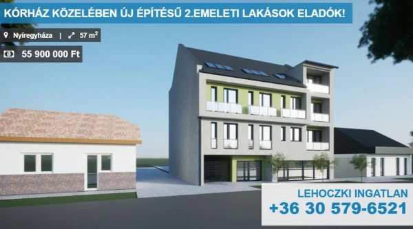 Eladó Lakás Nyíregyháza 42 m2 