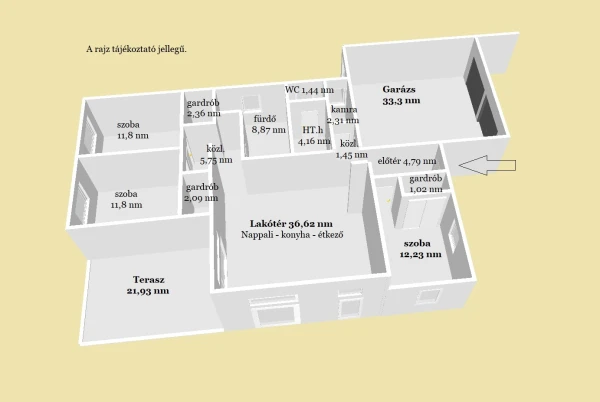 Eladó Ház Vámosszabadi 151 m2 