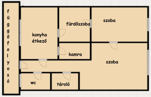 Eladó Lakás Kecskemét 53 m2 