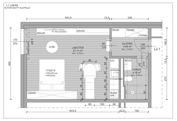 Eladó Lakás Győr 36 m2 