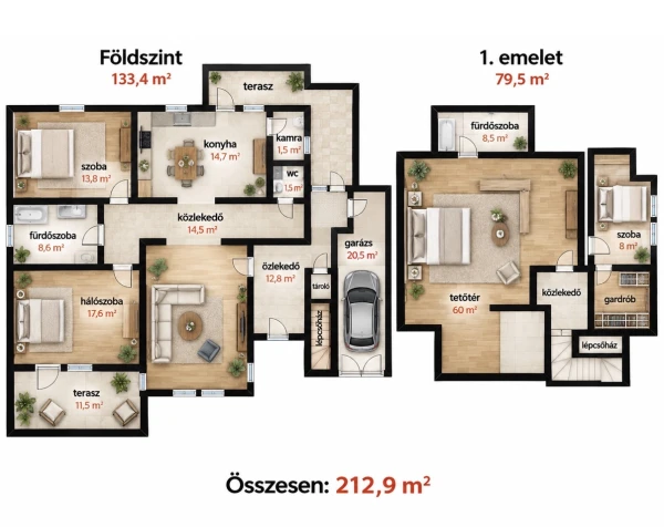 Eladó Ház Tiszakécske 213 m2 