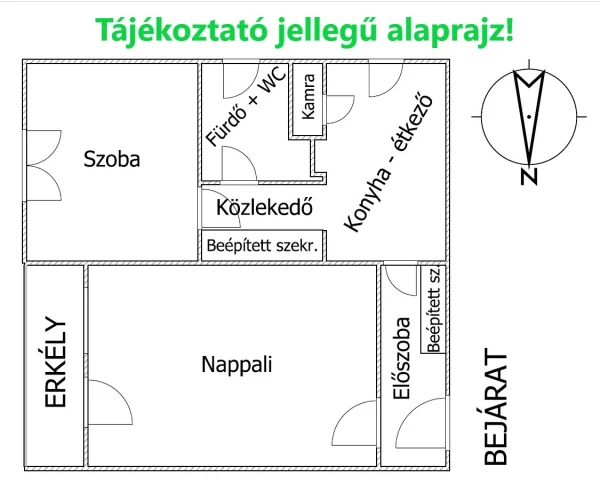 Eladó Lakás Miskolc 54 m2 