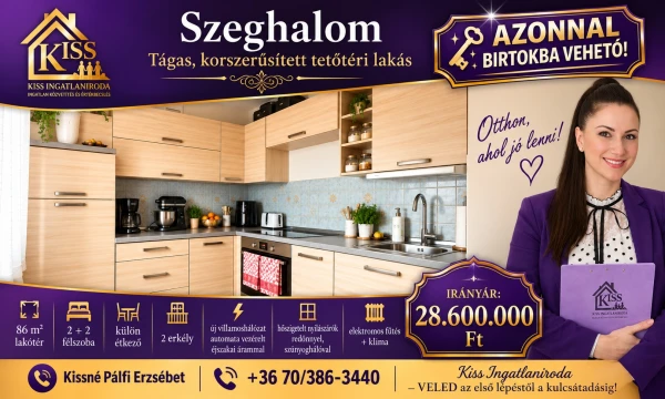 Eladó Lakás Szeghalom 87 m2 
