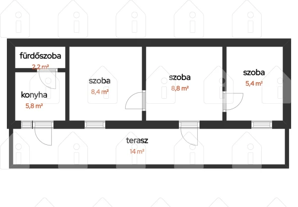 Eladó Nyaraló Zalaegerszeg 30 m2 