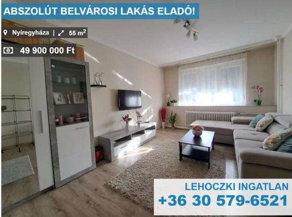 Eladó Lakás Nyíregyháza 55 m2 