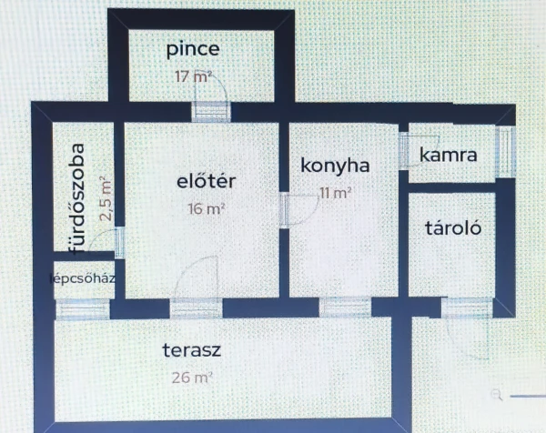 Eladó Nyaraló Tamási 50 m2 
