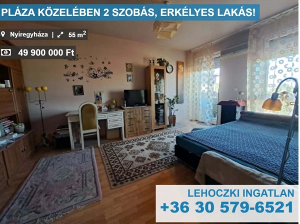 Eladó Lakás Nyíregyháza 55 m2 