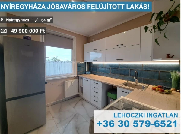 Eladó Lakás Nyíregyháza 64 m2 