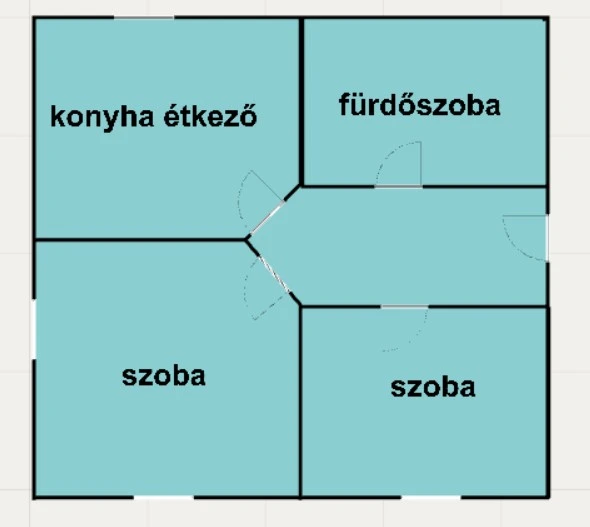 Eladó Lakás Kecskemét 46 m2 