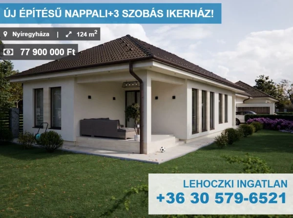 Eladó Ház Nyíregyháza 124 m2 