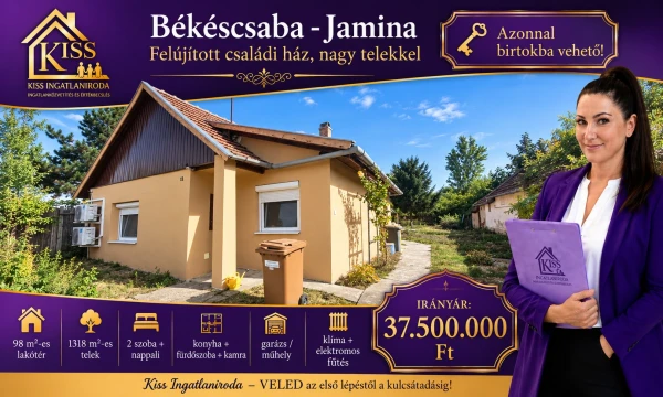 Eladó Ház Békéscsaba 98 m2 