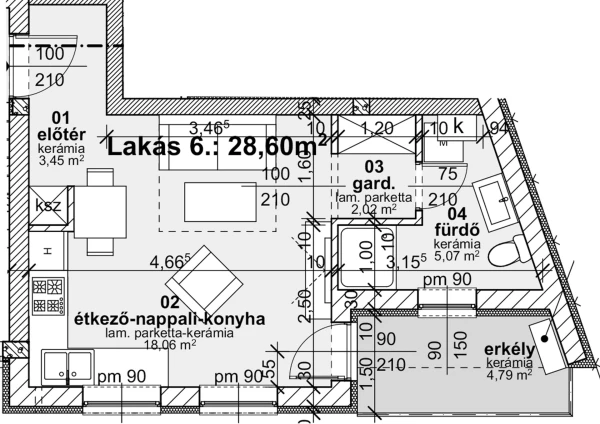 Eladó Lakás Nyíregyháza 34 m2 