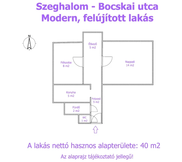 Eladó Lakás Szeghalom 40 m2 