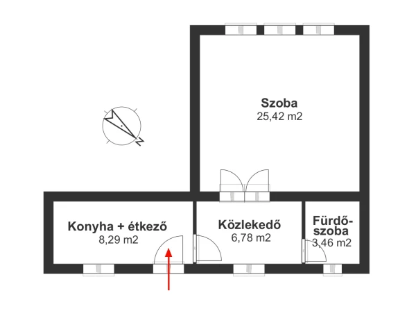 Eladó Ház Kecskemét 44 m2 