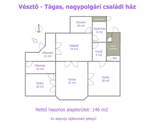 Eladó Ház Vésztő 141 m2 