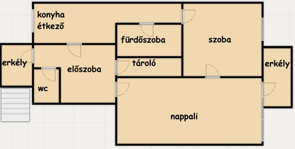 Eladó Lakás Kecskemét 67 m2 
