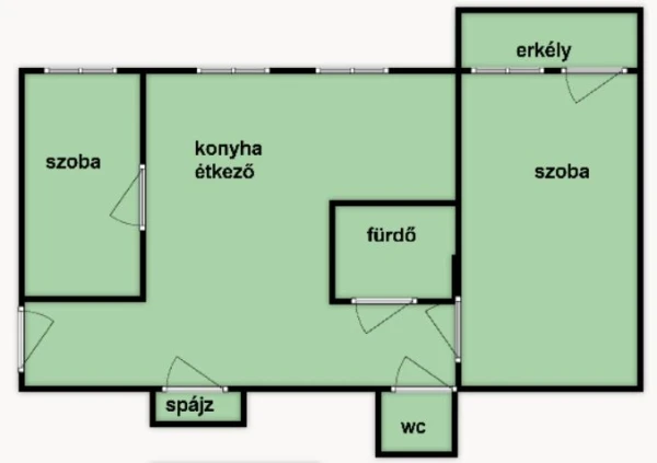 Eladó Lakás Kecskemét 51 m2 