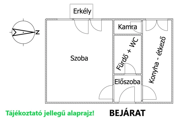 Eladó Lakás Miskolc 35 m2 