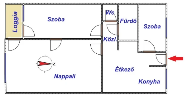 Eladó Lakás Tiszavasvári 63 m2 