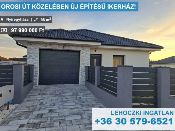 Eladó Ház Nyíregyháza 98 m2 
