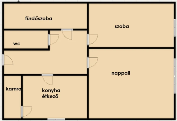 Eladó Lakás Kecskemét 54 m2 