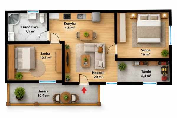 Eladó Ház Sarkad 65 m2 