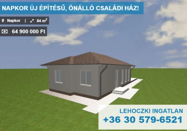 Eladó Ház Napkor 84 m2 