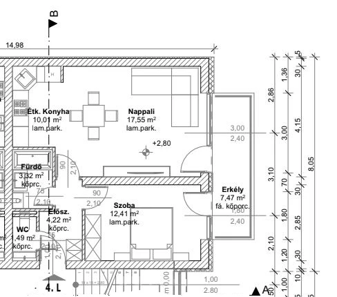 Eladó Lakás Nyíregyháza 53 m2 