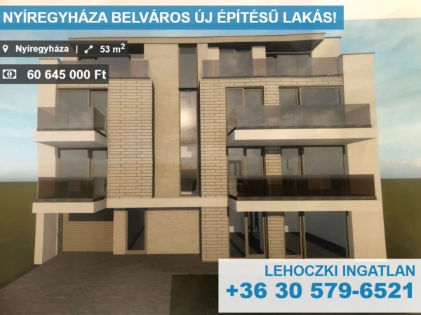 Eladó Lakás Nyíregyháza 53 m2 
